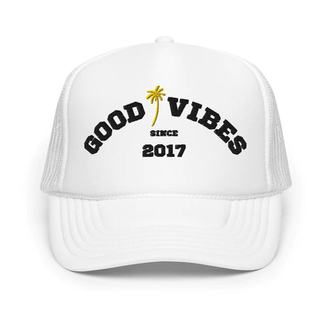 Beachy Good Vibes Foam Trucker Hat - My Store