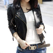 Womens Cropped Vegan Leather Jacket - My Store