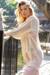 Oversized Fit See-through Pullover Cover Up - My Store