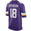 Men’s Minnesota Vikings Justin Jefferson Purple NFL Jersey - My Store