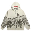 Striking Vintage Skull Hoodie - My Store