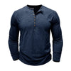 Vito Cotton Comfort Half-Button Long Sleeve - My Store