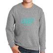 Youth Graphic Sweatshirt, Be The Light Print - My Store