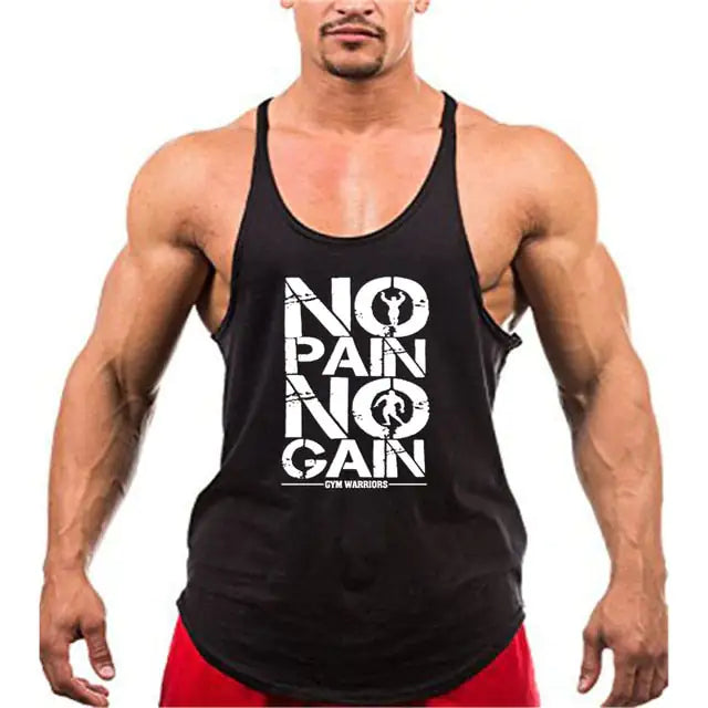 Brand Gym Stringer Tank Top Men Bodybuilding Clothing - My Store