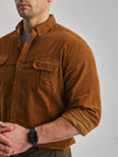 Button Up Corduroy Long Sleeve Shirt - My Store